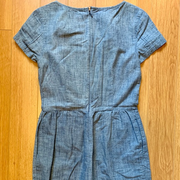 Structured Chambray Jean Dress - Picture 3 of 4